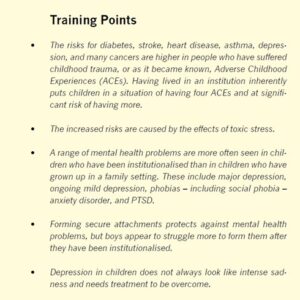 MP3 Chapter 13 Understanding the Trauma of Children from Institutions. A training manual for case workers