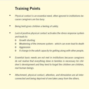 MP3 Chapter 6 Understanding the Trauma of Children from Institutions. A training manual for case workers